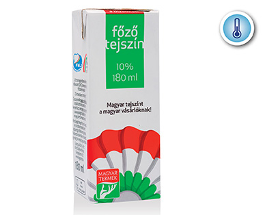 Kokárdás UHT főzőtejszín 10% 180 ml